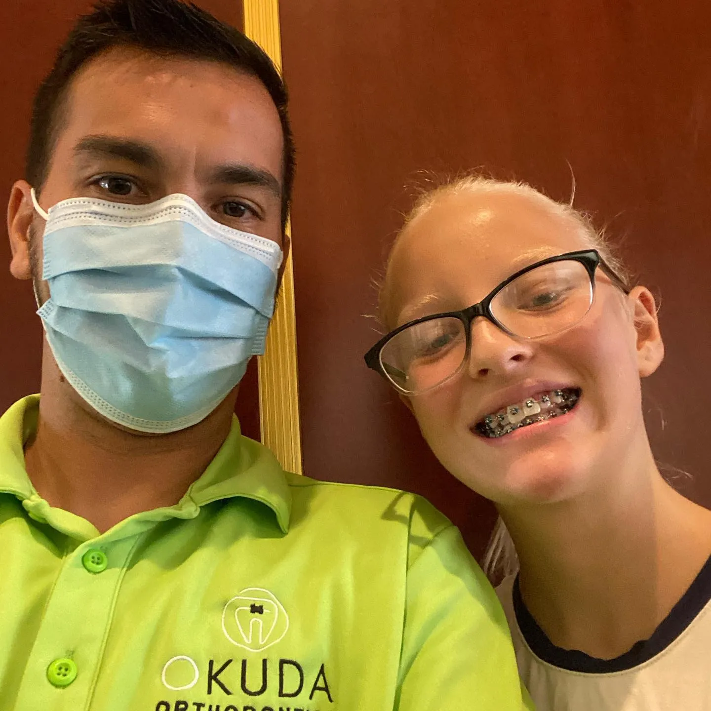 Okuda with braces patients